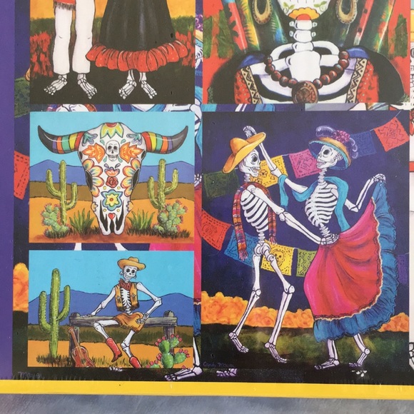 Dia De Los Muertos 1000 Piece Puzzle NWT Hennessy Puzzles 19.25x26.75” - Picture 7 of 16